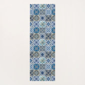 Mediterrane Tegels, Portugees, Azulejo, Majolica Yogamat (Achterkant)