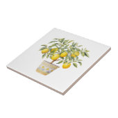 Mediterrane Toscaanse citroenboom Tegeltje (Zijkant)