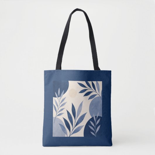 Mediterrane Tote Met Loof Bag (Voorkant)