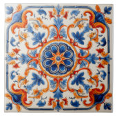 Mediterrane tuin tegeltje (Voorkant)