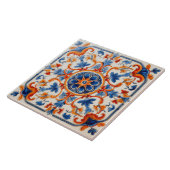 Mediterrane tuin tegeltje (Zijkant)