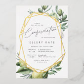 Mediterrane tuinbevestiging folie uitnodiging (Voorkant)