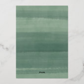 Mediterrane tuinrepetitie folie uitnodiging (Achterkant)