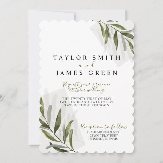 mediterrane uitnodiging (Voorkant)