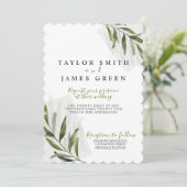 mediterrane uitnodiging (Staand voorkant)