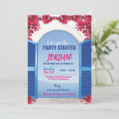 Mediterrane uitnodiging (Staand voorkant)