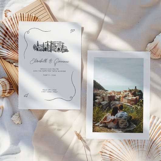 Mediterrane Villa Locatie Schets Bruiloft