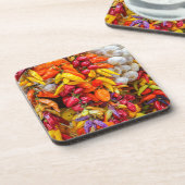 Mediterrane vlokken bier onderzetter (Linkerzijde)