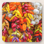 Mediterrane vlokken bier onderzetter (Voorkant)