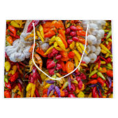 Mediterrane vlokken groot cadeauzakje (Voorkant)