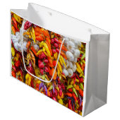 Mediterrane vlokken groot cadeauzakje (Voorkant Gekanteld)