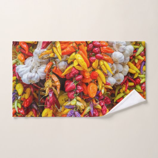 Mediterrane vlokken handdoek (Handdoek)