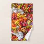 Mediterrane vlokken handdoek (Handdoek)