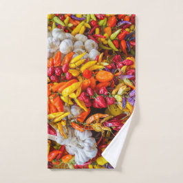 Mediterrane vlokken handdoek