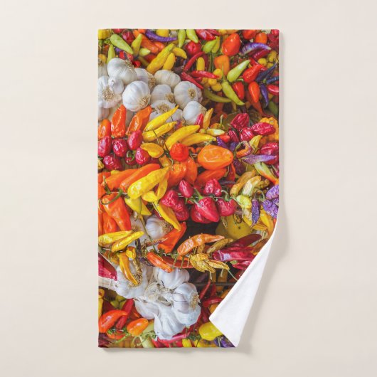 Mediterrane vlokken handdoek (Handdoek)