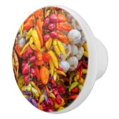 Mediterrane vlokken keramische knop (Rechts)