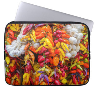 Mediterrane vlokken laptop sleeve