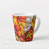 Mediterrane vlokken latte mok (Rechterhoek)