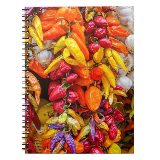 Mediterrane vlokken notitieboek (Voorkant)