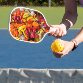Mediterrane vlokken pickleball paddle