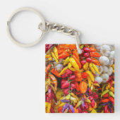 Mediterrane vlokken sleutelhanger (Voorkant)