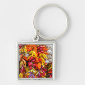 Mediterrane vlokken sleutelhanger (Voorkant)