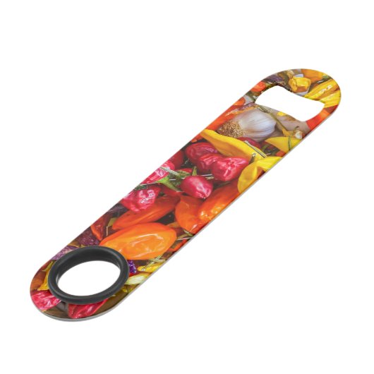 Mediterrane vlokken speed flessenopener (Achterkant Gekanteld)