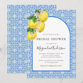 Mediterrane Vrijgezellenfeest Lemon Citrus Kaart (Voorkant / Achterkant)