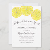 Mediterrane Vrijgezellenfeest Lemon Citrus Kaart (Voorkant)