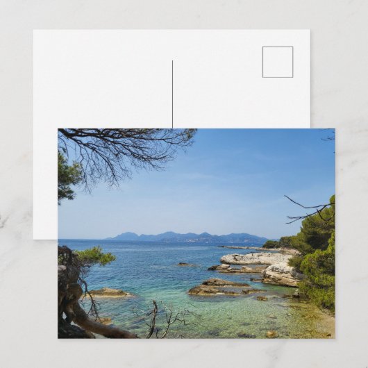 Mediterrane Zee Briefkaart (Voorkant / Achterkant)