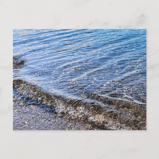Mediterrane Zee Waves Briefkaart (Voorkant)