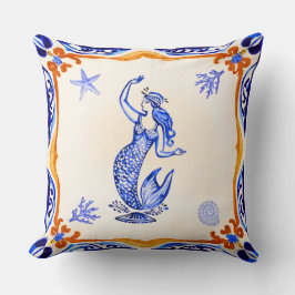 mediterrane zeemeermin kussen