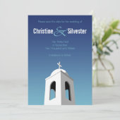 Mediterrane zomer, 5x7 save the date (Staand voorkant)