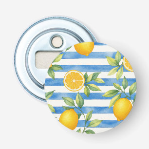 Mediterrane Zomer Citrus Keuken Decor Button Flesopener
