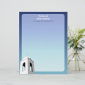 mediterrane zomer, gepersonaliseerd briefhoofd (Staand voorkant)