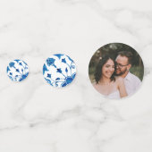 Mediterrane zomer moderne huwelijkstafel Confetti (Voorkanten)