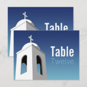 Mediterrane zomer, tafelnummer (Voorkant / Achterkant)