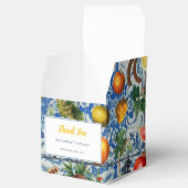 Mediterrane zomerblauwe mozaïekbruiloft bedankdoosjes (Geopend)