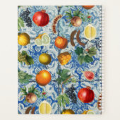 Mediterrane zomerfruit en blauwe mozaïek planner (Achterkant)