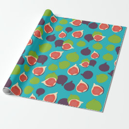 Mediterrane zomerfruitbomen cadeaupapier