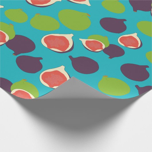 Mediterrane zomerfruitbomen cadeaupapier (Hoek)