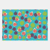 Mediterrane zomerfruitbomen inpakpapier vel (Voorkant 2)