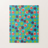 Mediterrane zomerfruitbomen legpuzzel (Verticaal)