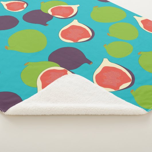 Mediterrane zomerfruitbomen sherpa deken (3/4)