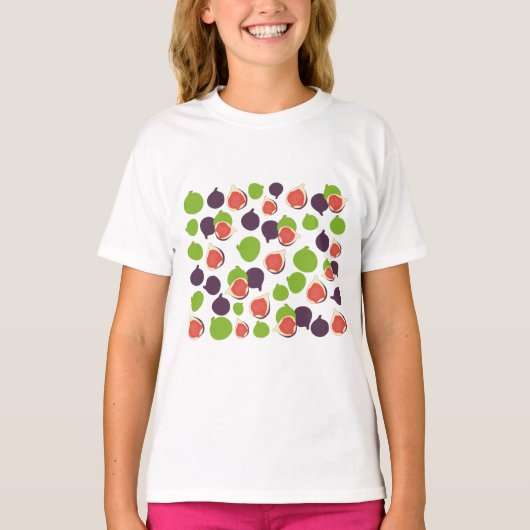 Mediterrane zomerfruitbomen t-shirt (Voorkant)