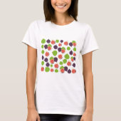 Mediterrane zomerfruitbomen t-shirt (Voorkant)