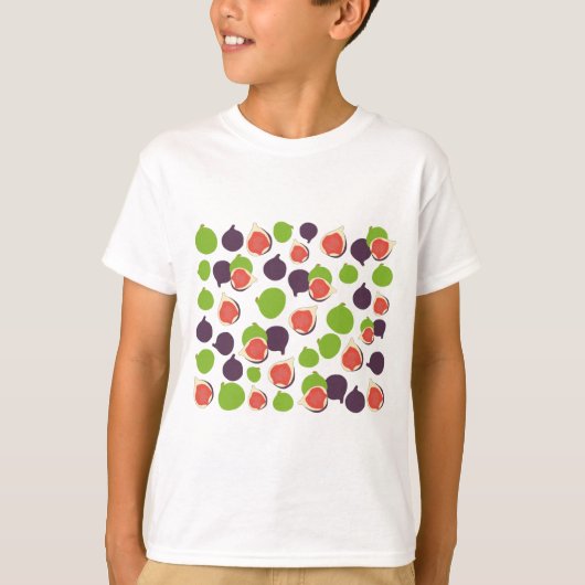 Mediterrane zomerfruitbomen t-shirt (Voorkant)