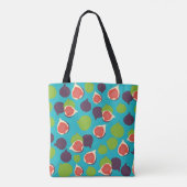 Mediterrane zomerfruitbomen tote bag (Achterkant)