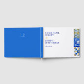 Mediterrane zomermoderne tegel Bruiloft Gastenboek (Volledig)