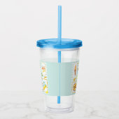 Mediterrane zomervibes acryl drinkbeker (Rechts)